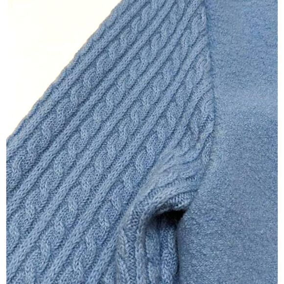 Smoking Jacket by Eisbar Sky Blue Wool Vintage 70s Size 36 Made In Austria - Picture 5 of 9